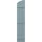 Ekena Millwork Americraft 3-Board (3 Batten) Wood Joined Board-n-Batten Shutters w/Ellipt Top, ARW401BE311X77SBH, PR ARW401BE311X77SBH - alternate 5